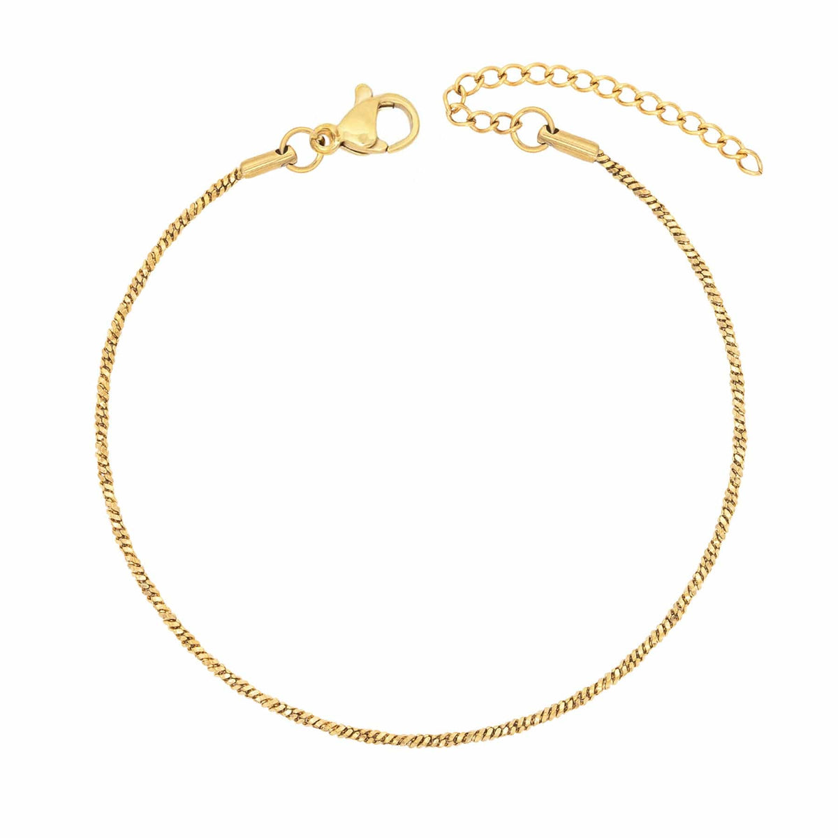 BohoMoon Stainless Steel Lyla Anklet Gold