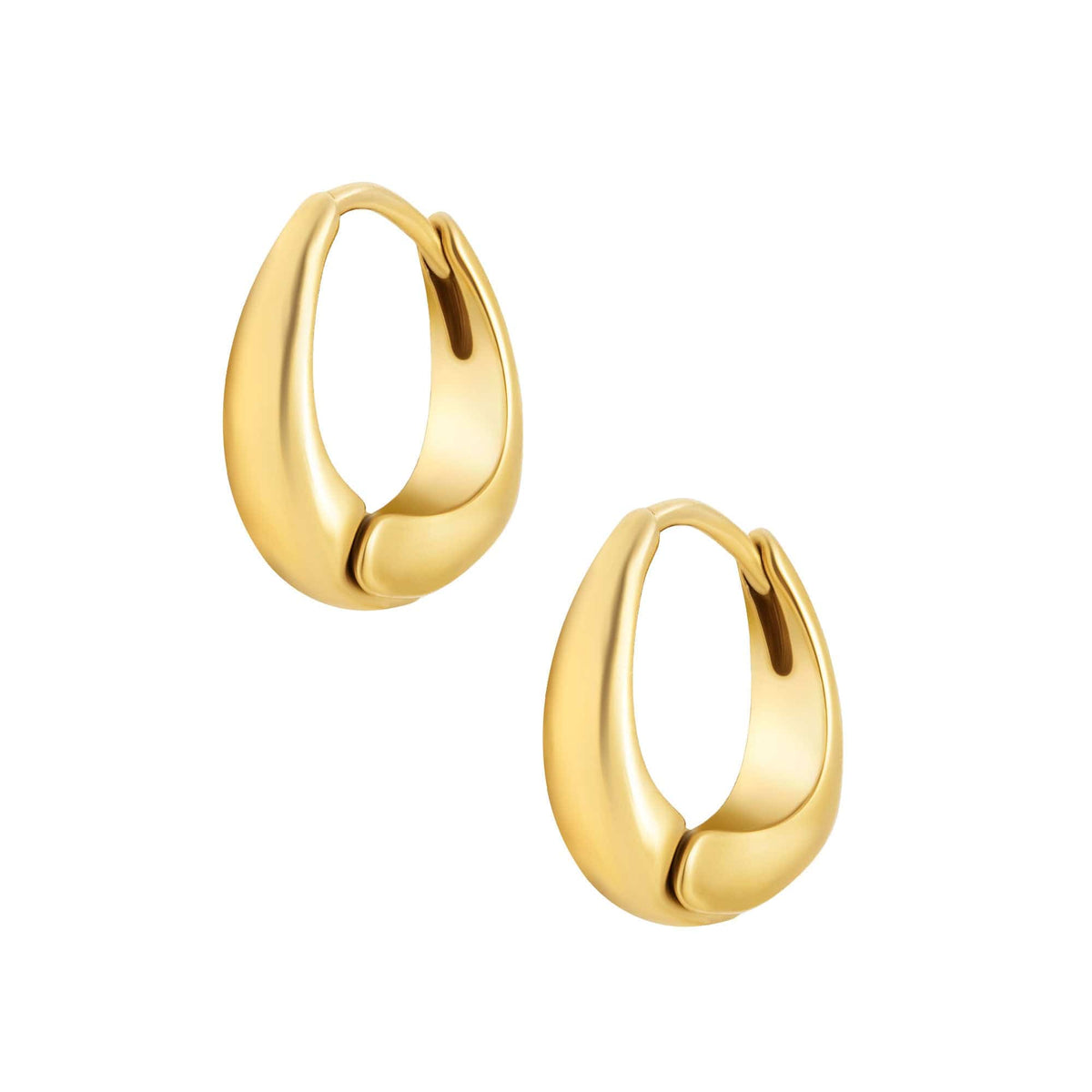 BOHOMOON Stainless Steel Lynette Hoop Earrings Gold