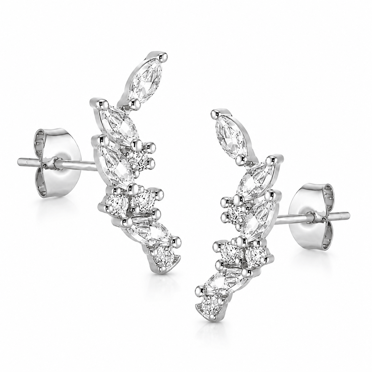 Bohomoon Stainless Steel Lyra Stud Earrings