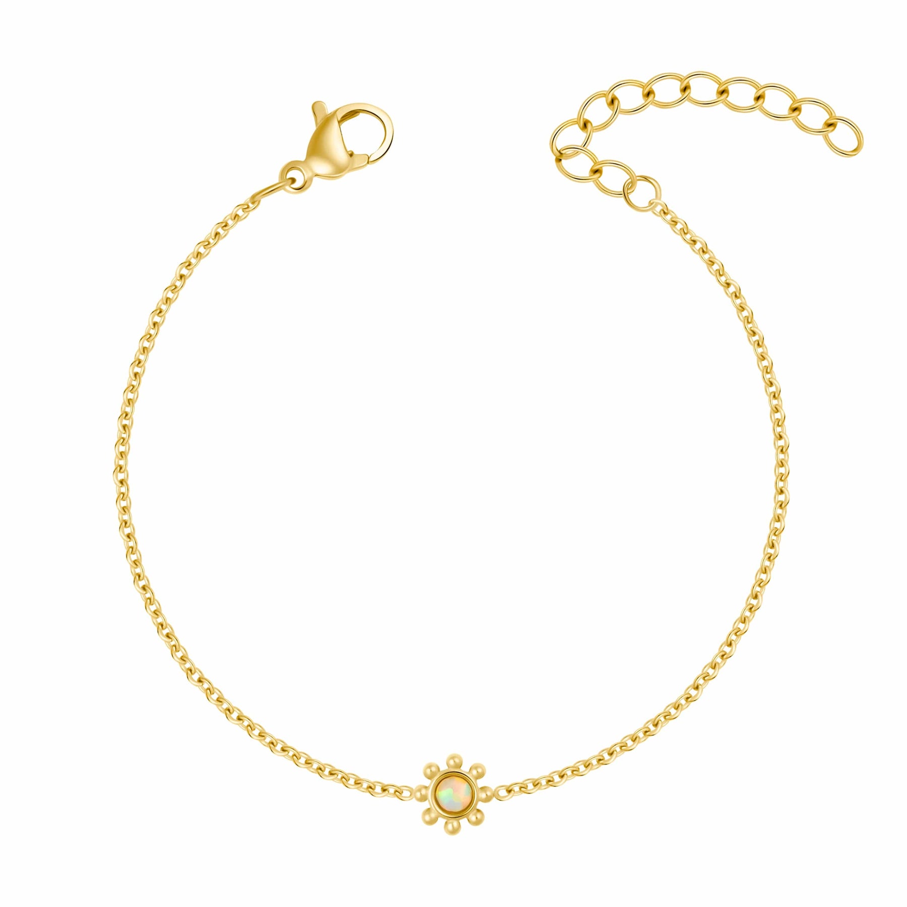 Bohomoon Stainless Steel Magnolia Opal Bracelet