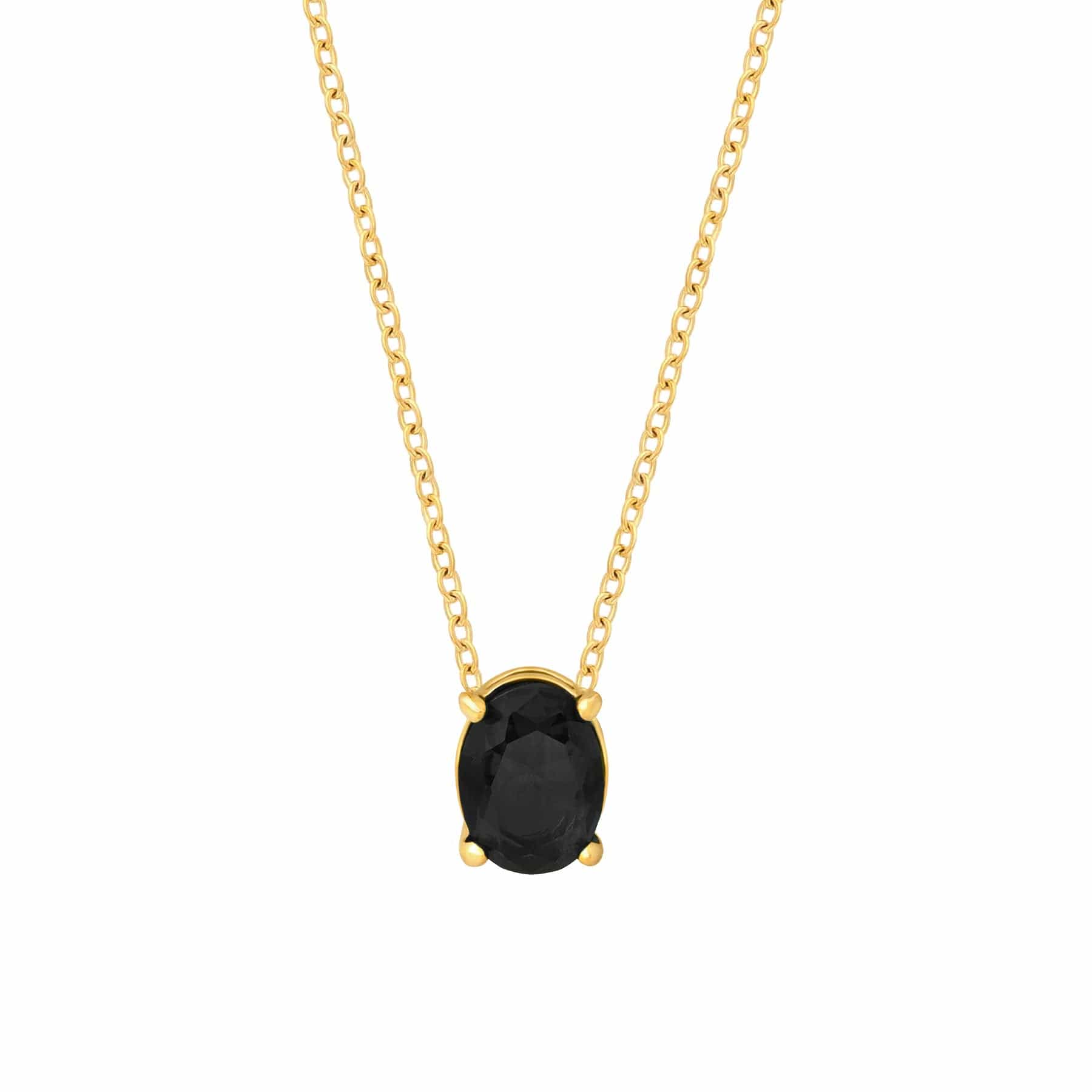 BohoMoon Stainless Steel Maia Necklace Gold / Black