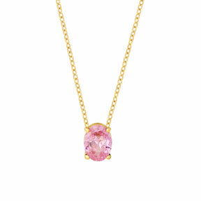 BohoMoon Stainless Steel Maia Necklace Gold / Pink