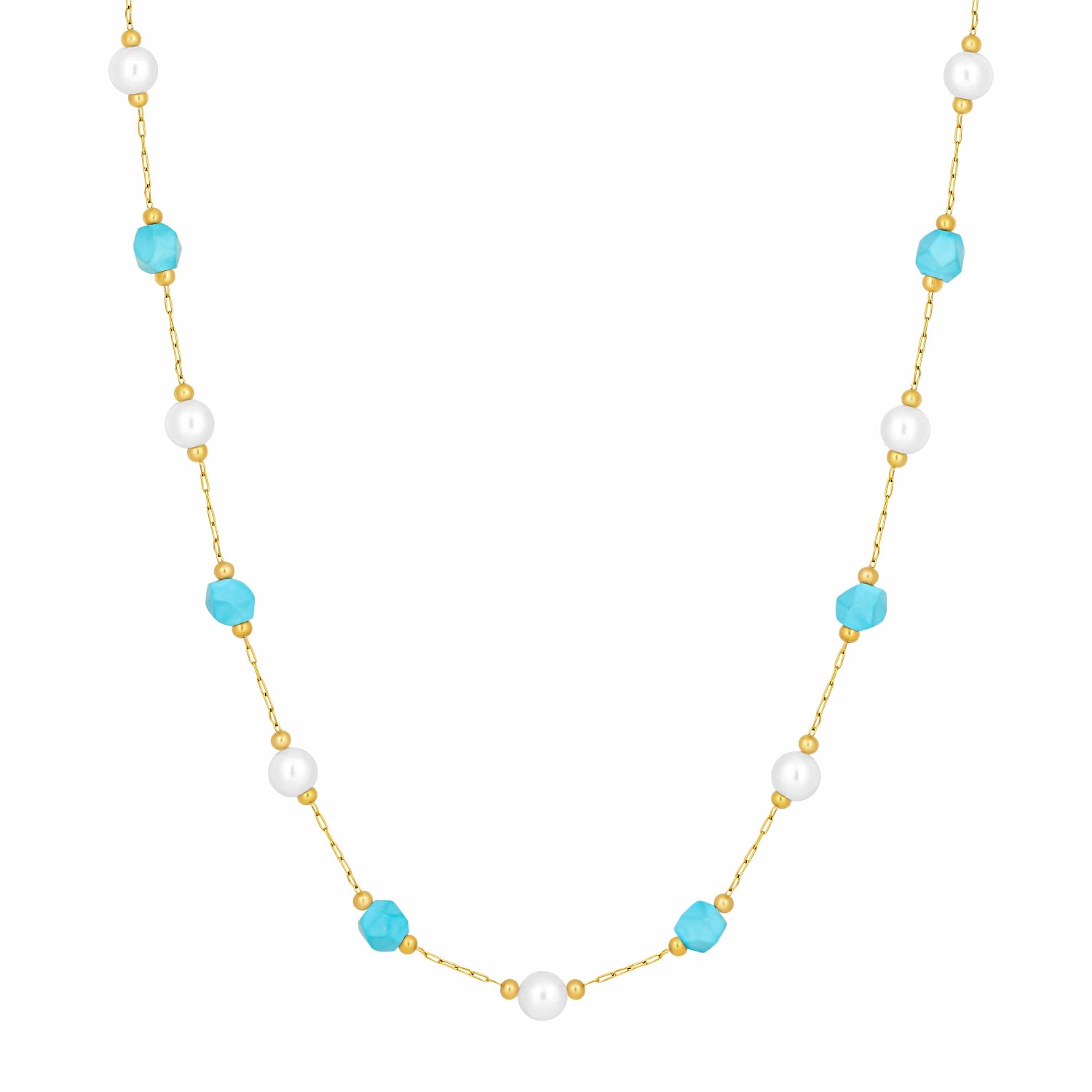 Bohomoon Stainless Steel Malaya Pearl Necklace