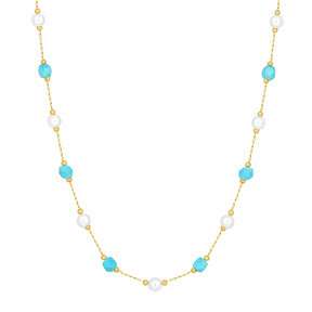 Bohomoon Stainless Steel Malaya Pearl Necklace
