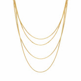 Bohomoon Stainless Steel Mantis Layered Necklace