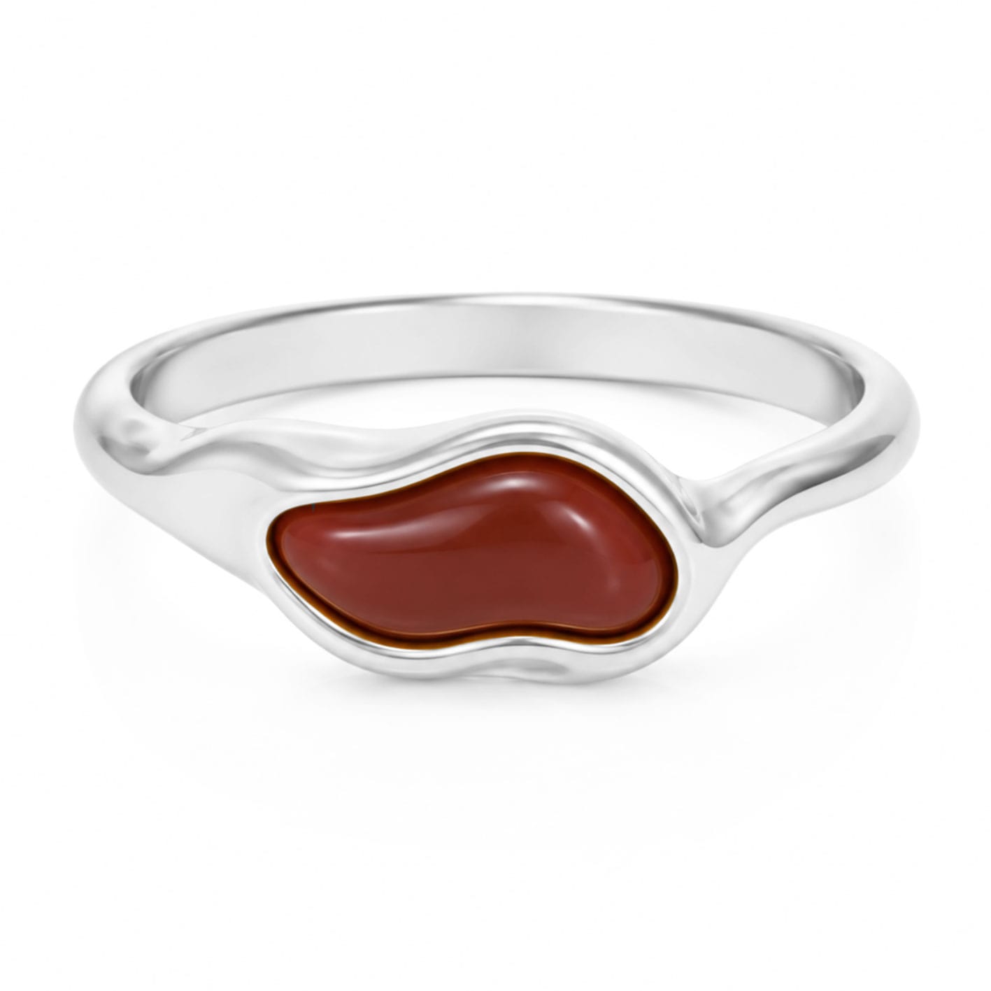 Bohomoon Stainless Steel Maple Ring
