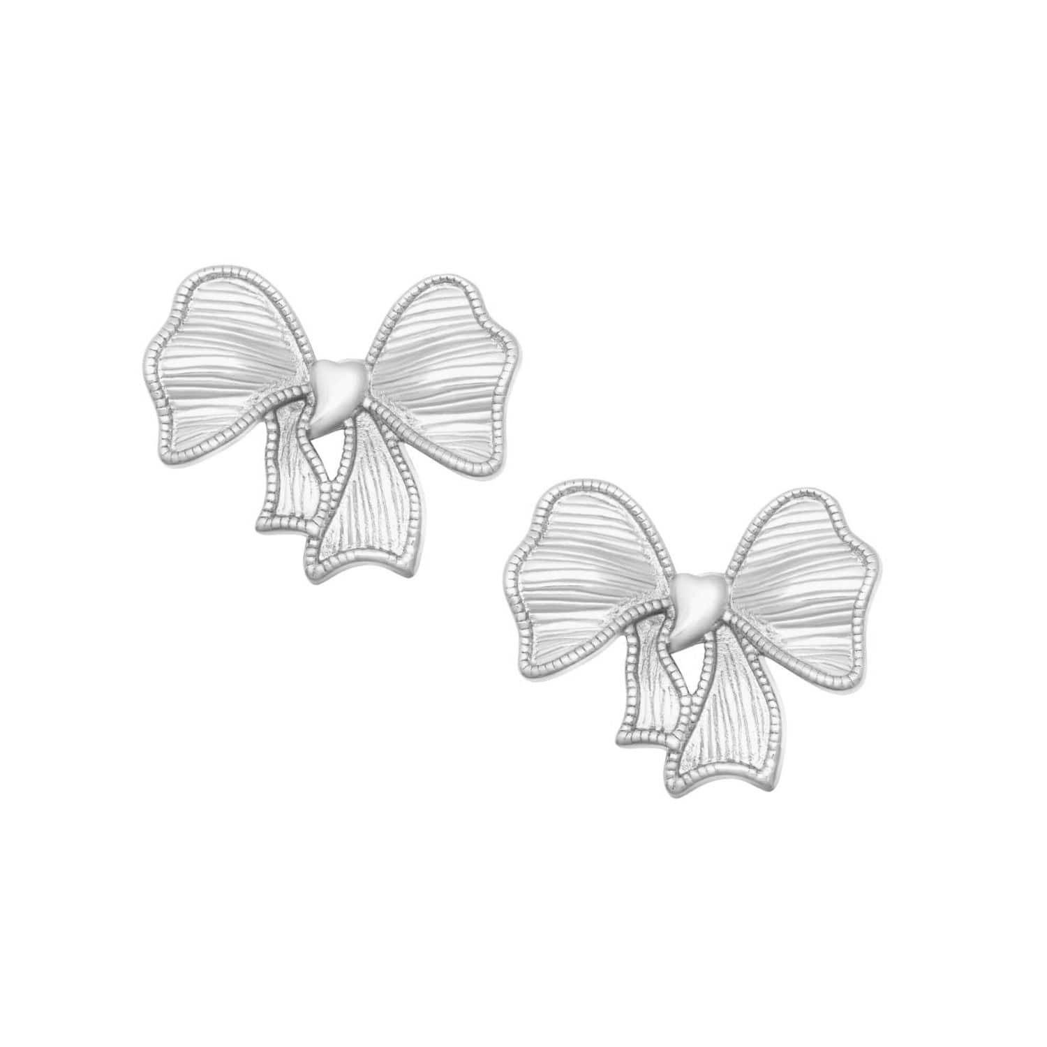 Bohomoon Stainless Steel Marci Bow Stud Earrings