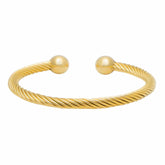 BohoMoon Stainless Steel Mariana Cuff Bracelet Gold