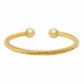 BohoMoon Stainless Steel Mariana Cuff Bracelet Gold