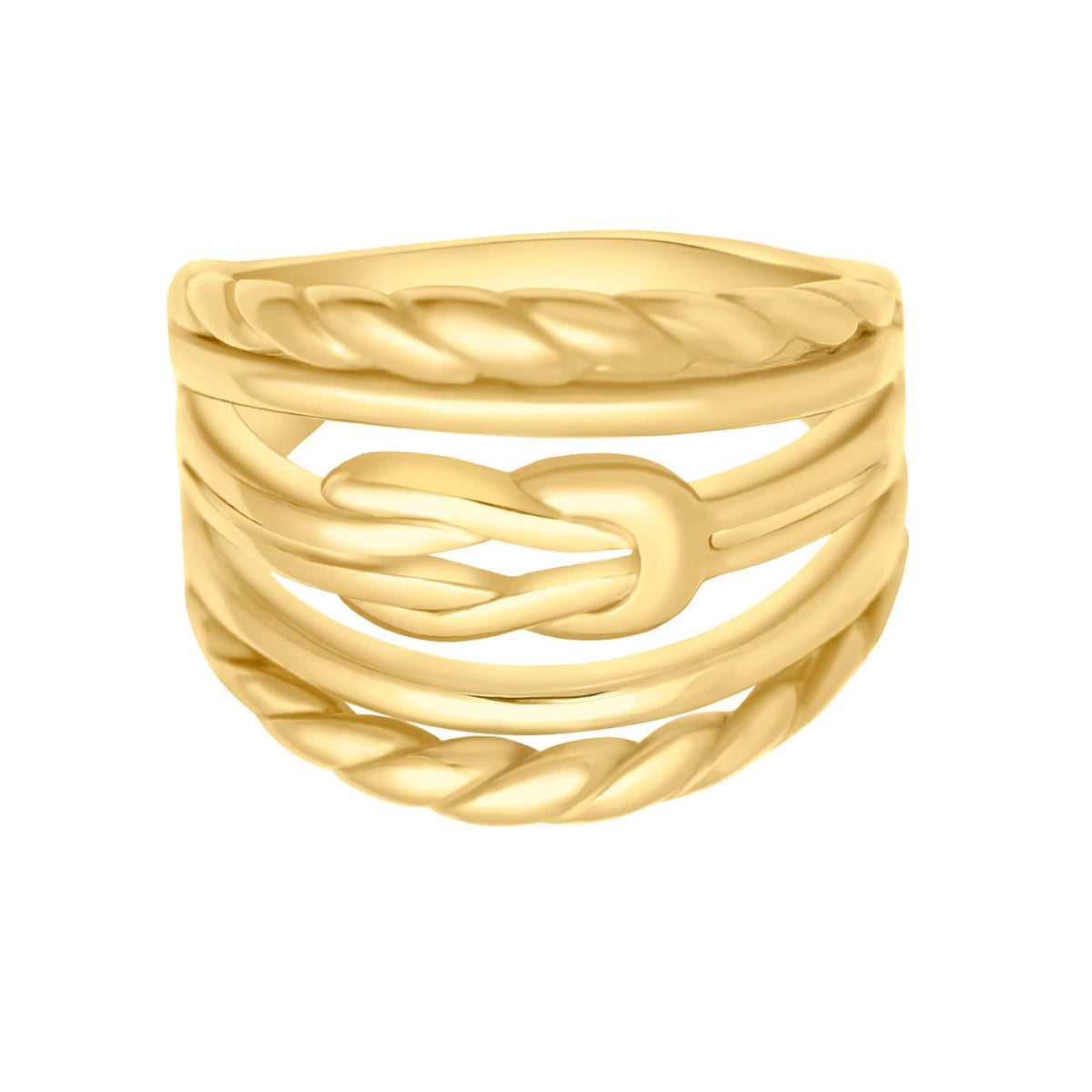 BohoMoon Stainless Steel Martha Ring Gold / US 6 / UK L / EUR 51 (small)