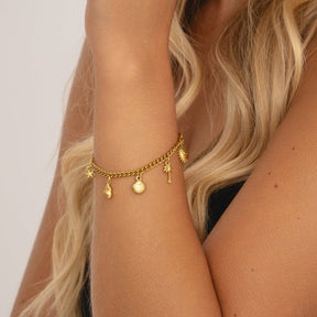 Bohomoon Stainless Steel Mediterranean Charm Bracelet