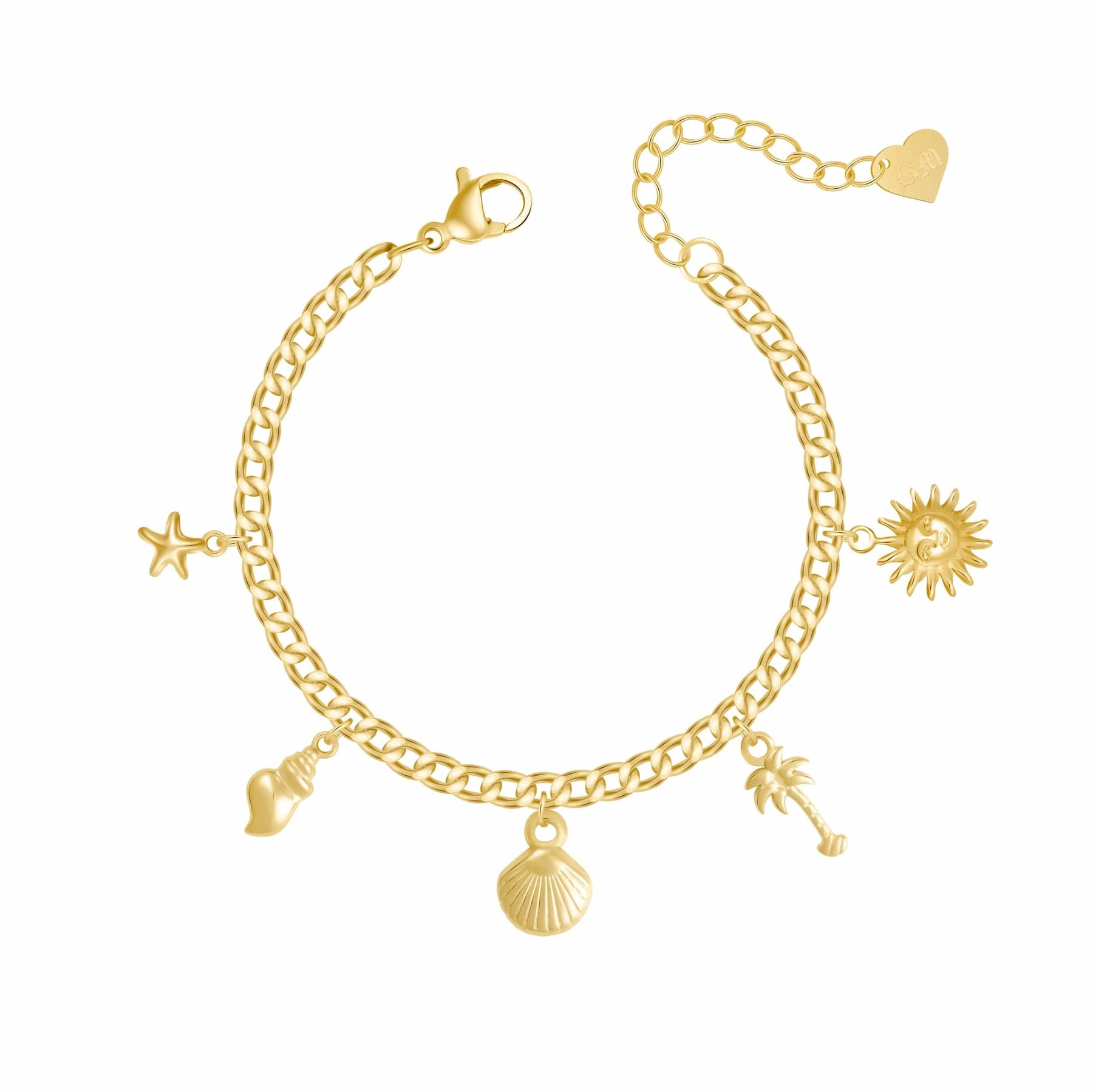 Bohomoon Stainless Steel Mediterranean Charm Bracelet