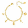Bohomoon Stainless Steel Mediterranean Charm Bracelet