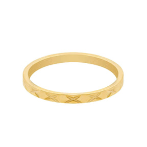 BohoMoon Stainless Steel Melanie Ring Gold / US 7 / UK N / EUR 54 (medium)