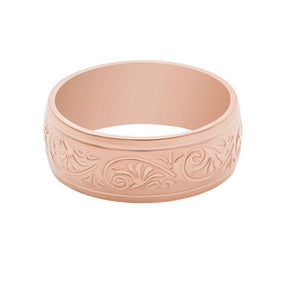 BohoMoon Stainless Steel Mendhi Ring Rose Gold / US 5 / UK J / EUR 49 (x small)