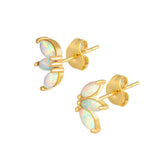 BOHOMOON Stainless Steel Mercury Opal Stud Earrings Gold