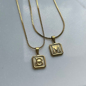 Bohomoon Stainless Steel Mesmerise Initial Necklace