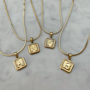 BohoMoon Stainless Steel Mesmerise Initial Necklace