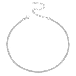 BohoMoon Stainless Steel Mia Choker / Necklace Silver / Choker