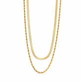BohoMoon Stainless Steel Mikayla Necklace Set Gold