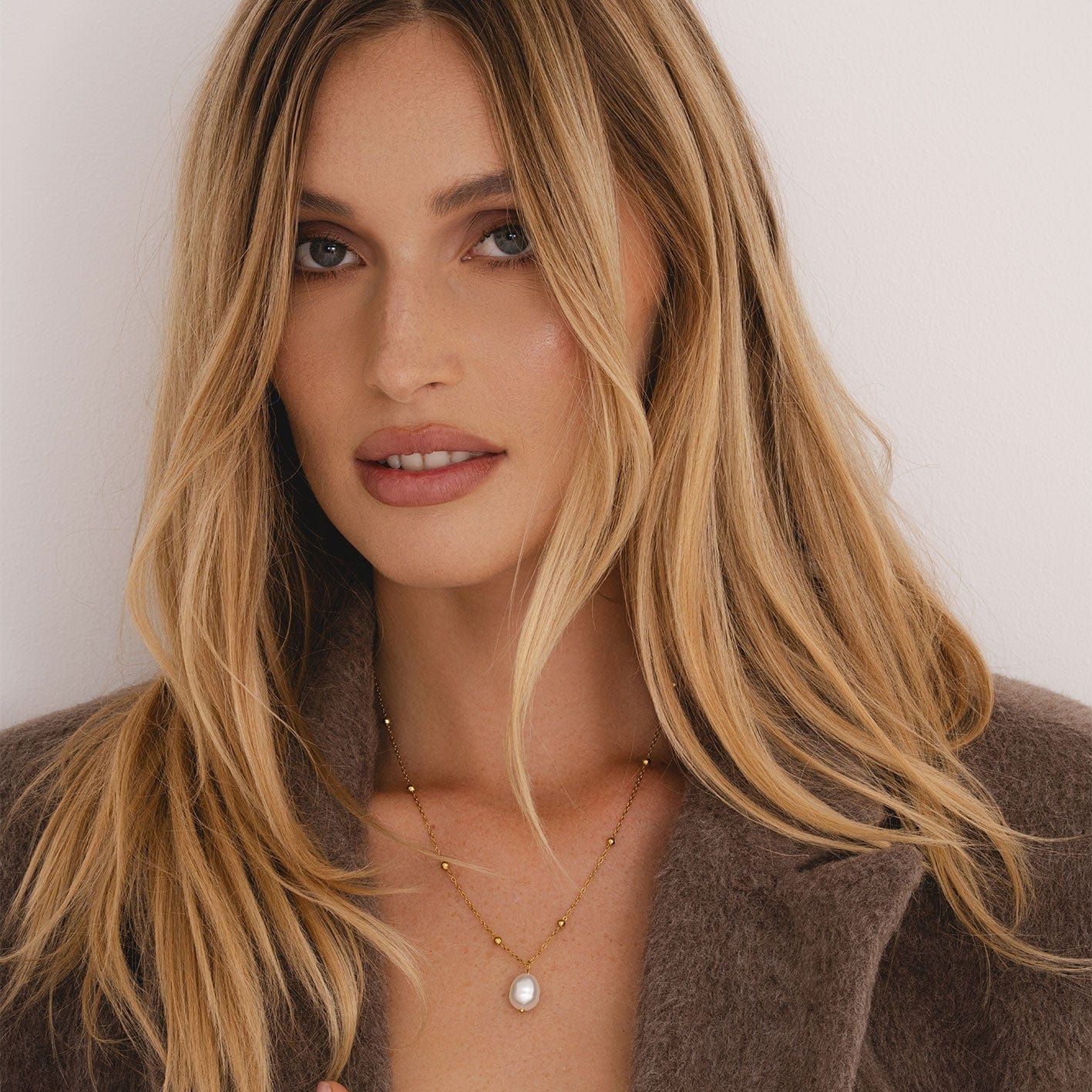 Bohomoon Stainless Steel Miley Pearl Necklace