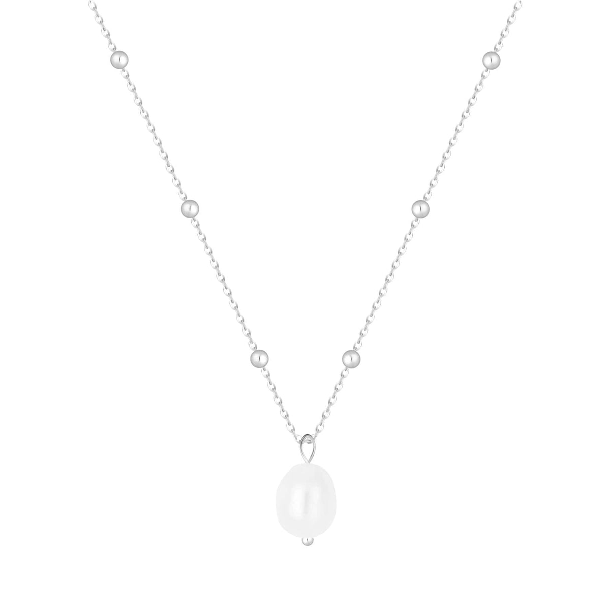 Bohomoon Stainless Steel Miley Pearl Necklace