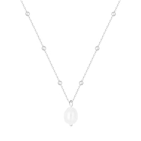 Bohomoon Stainless Steel Miley Pearl Necklace