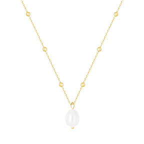 Bohomoon Stainless Steel Miley Pearl Necklace