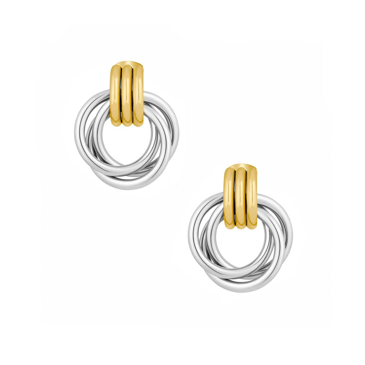 Bohomoon Stainless Steel Mini Cece Knot Stud Earrings