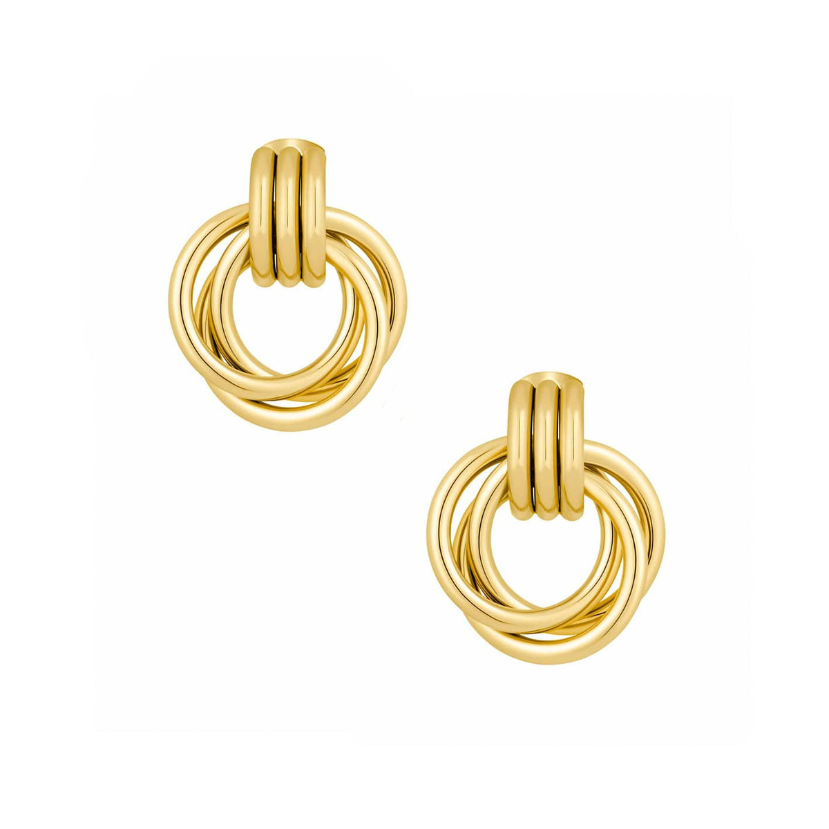 Bohomoon Stainless Steel Mini Cece Knot Stud Earrings