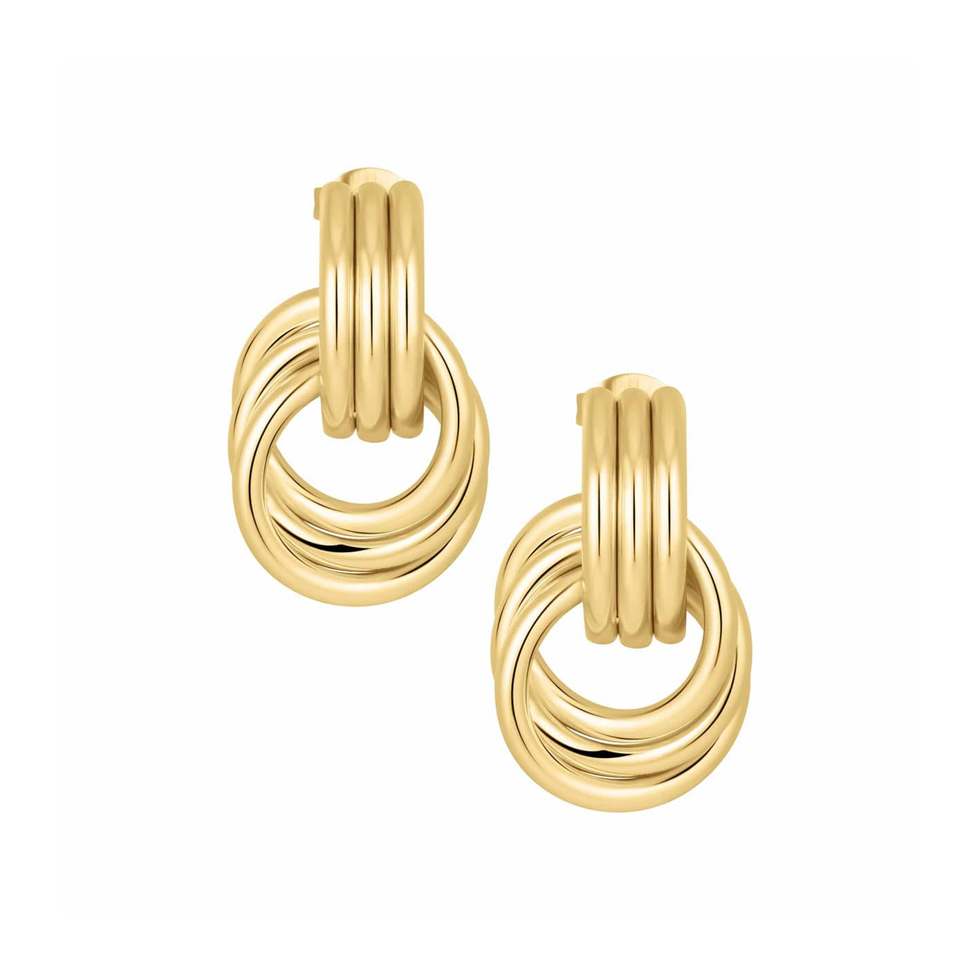 Bohomoon Stainless Steel Mini Cece Knot Stud Earrings