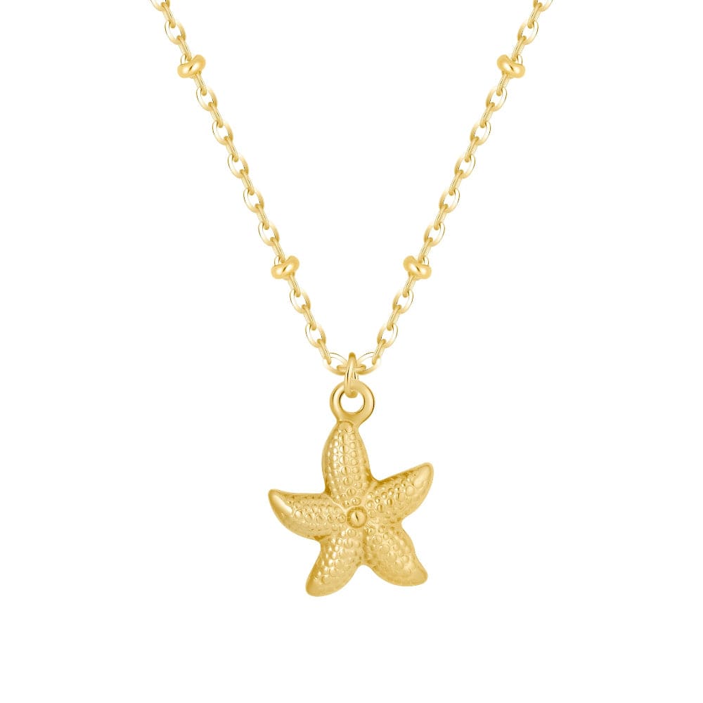Bohomoon Stainless Steel Mini Starfish Necklace