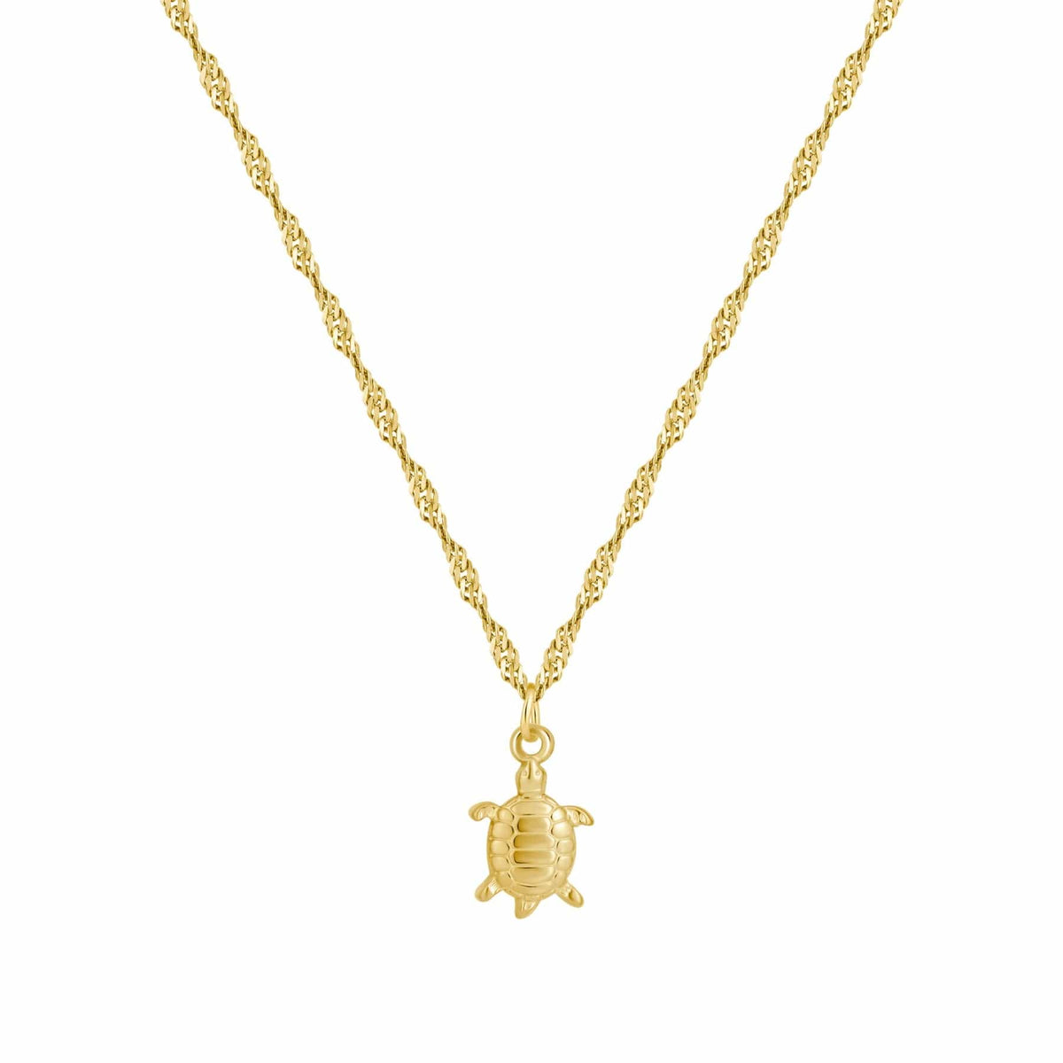 Bohomoon Stainless Steel Mini Turtle Necklace