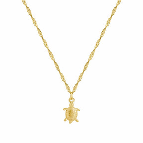 Bohomoon Stainless Steel Mini Turtle Necklace