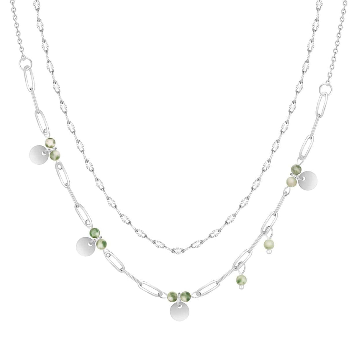 Bohomoon Stainless Steel Mira Layered Necklace