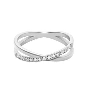 BohoMoon Stainless Steel Mist Ring Silver / US 5 / UK J / EUR 49 (x small)