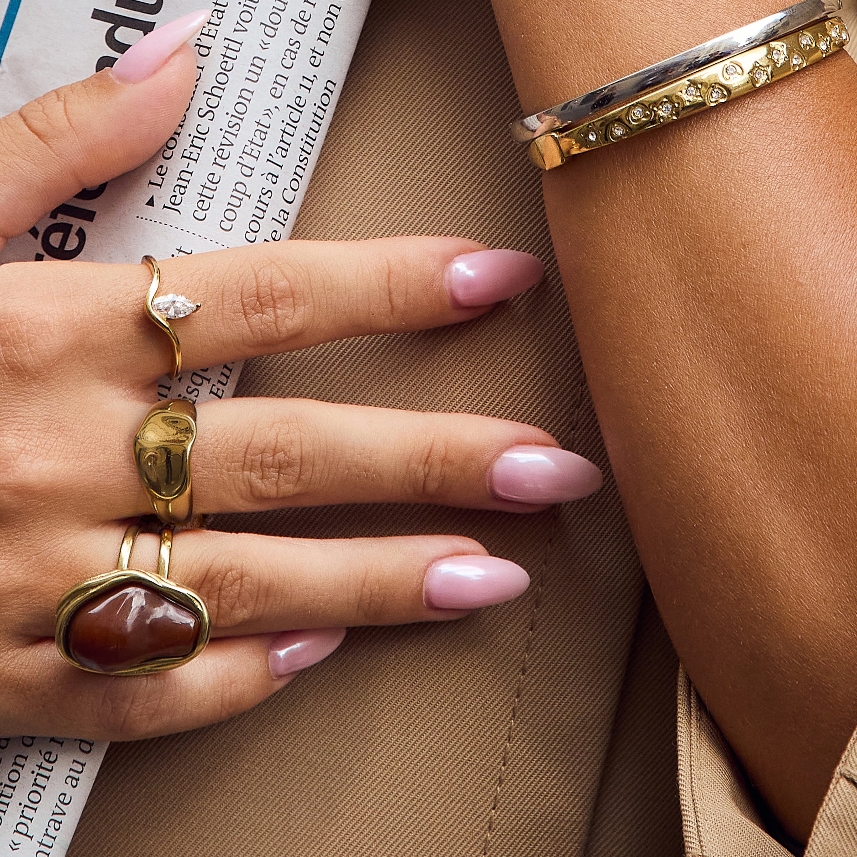 Bohomoon Stainless Steel Mocha Ring