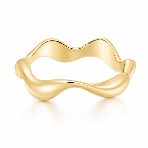 Bohomoon Stainless Steel Molten Ring