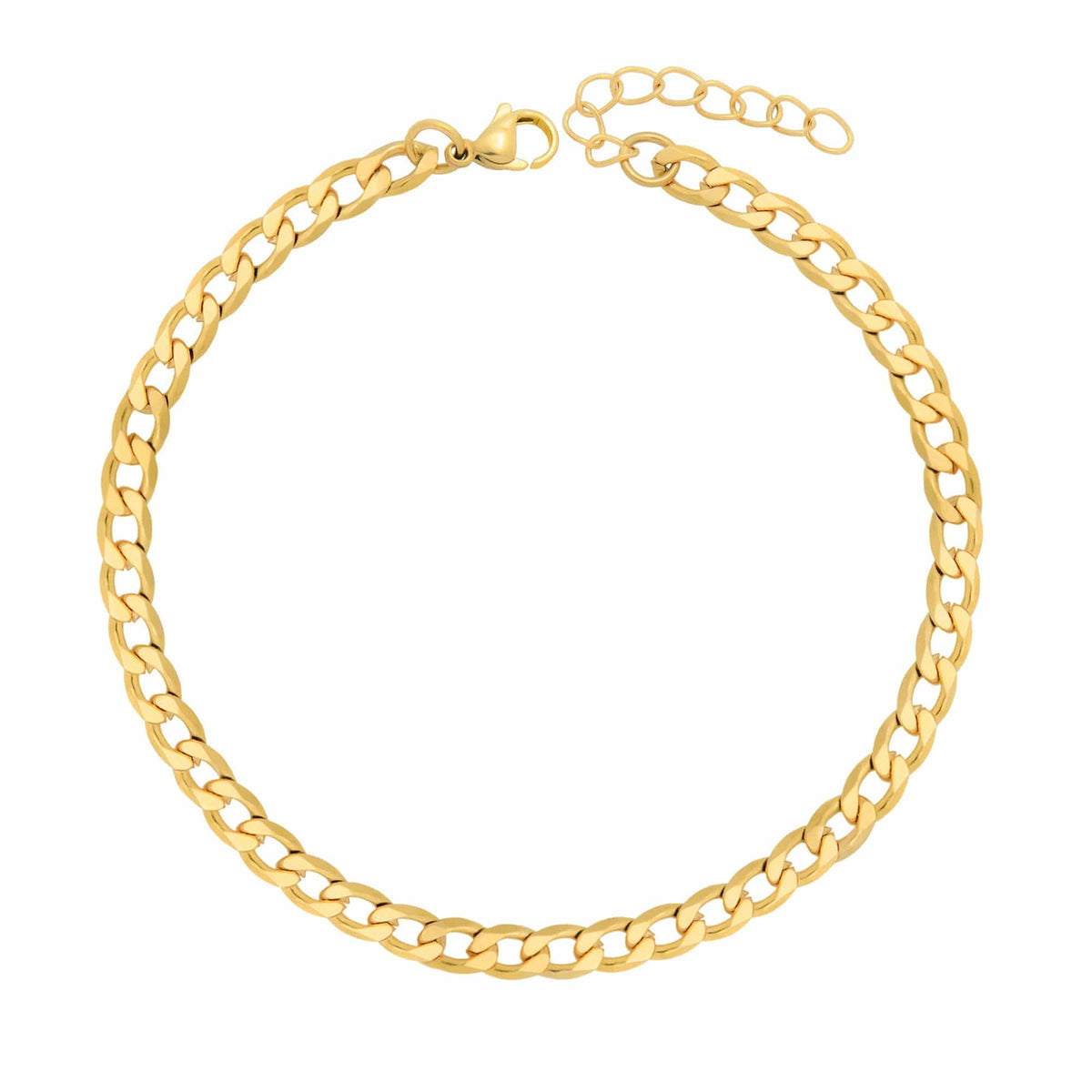 BohoMoon Stainless Steel Monica Anklet Gold
