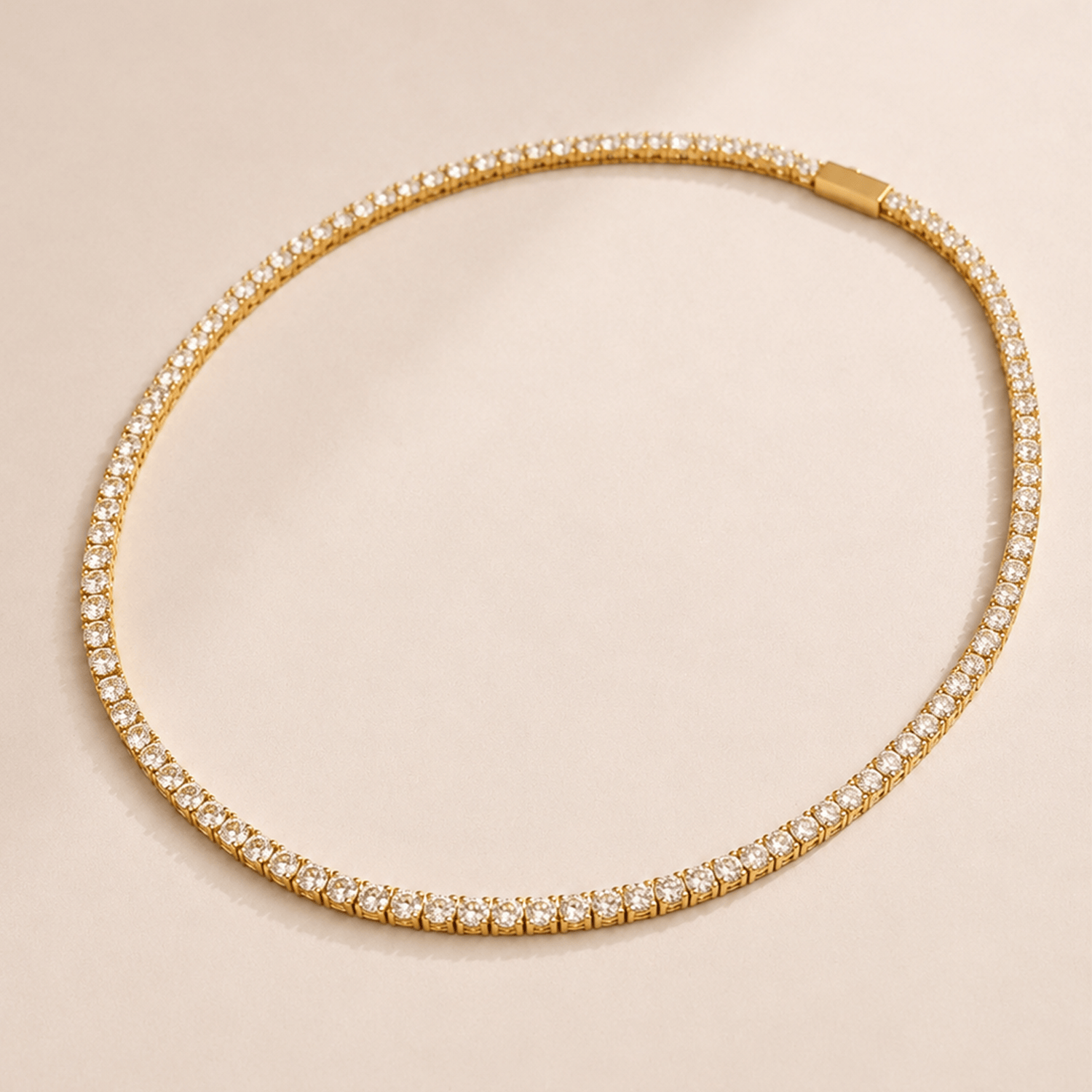 Bohomoon Stainless Steel Monroe Tennis Necklace