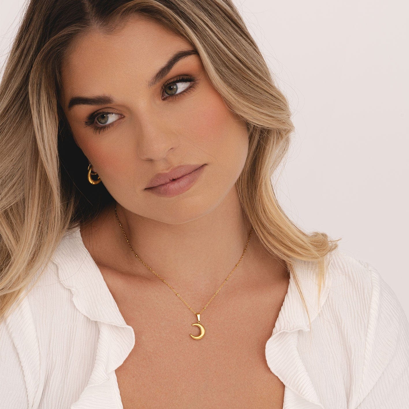 Bohomoon Stainless Steel Moonlight Necklace