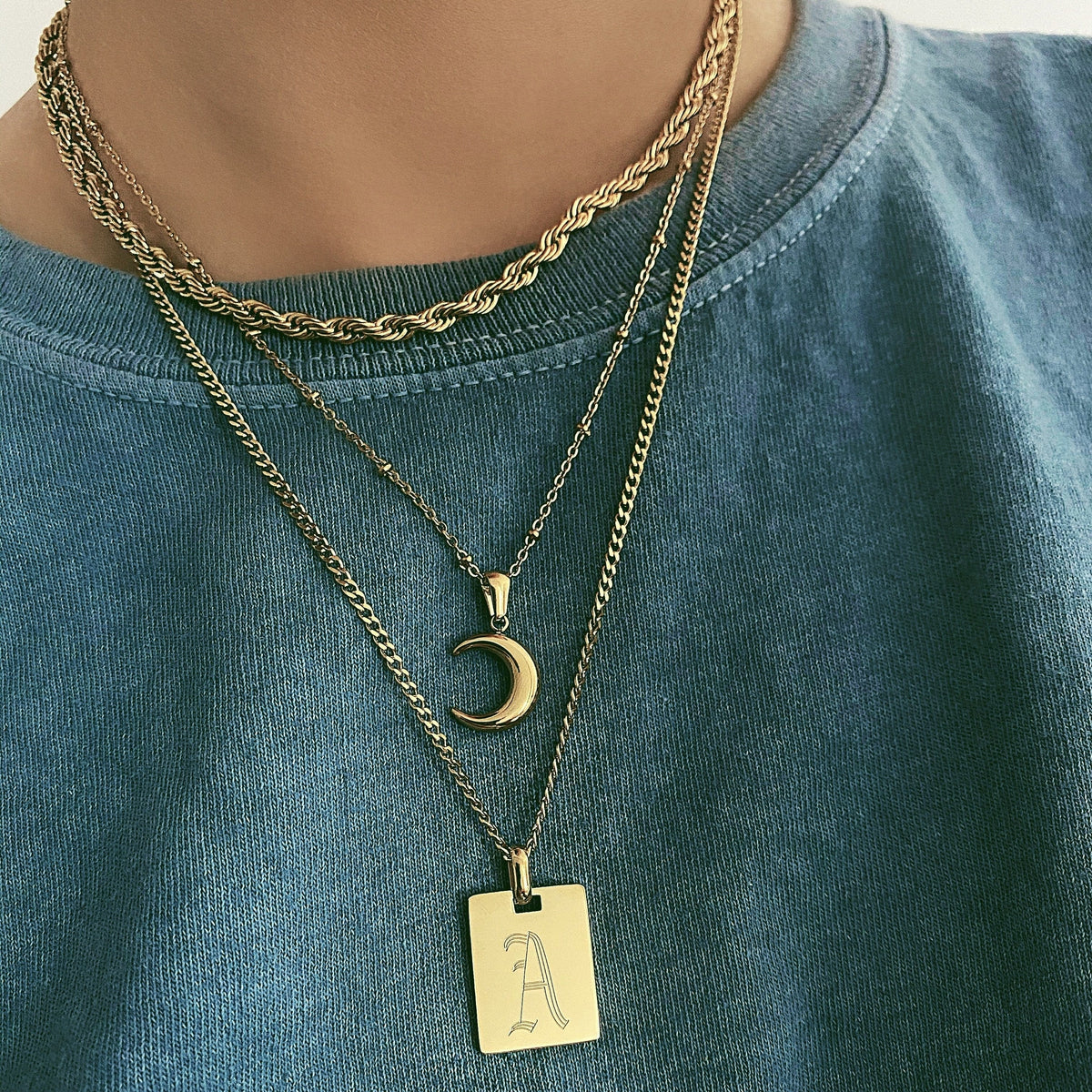BOHOMOON Stainless Steel Moonlight Necklace