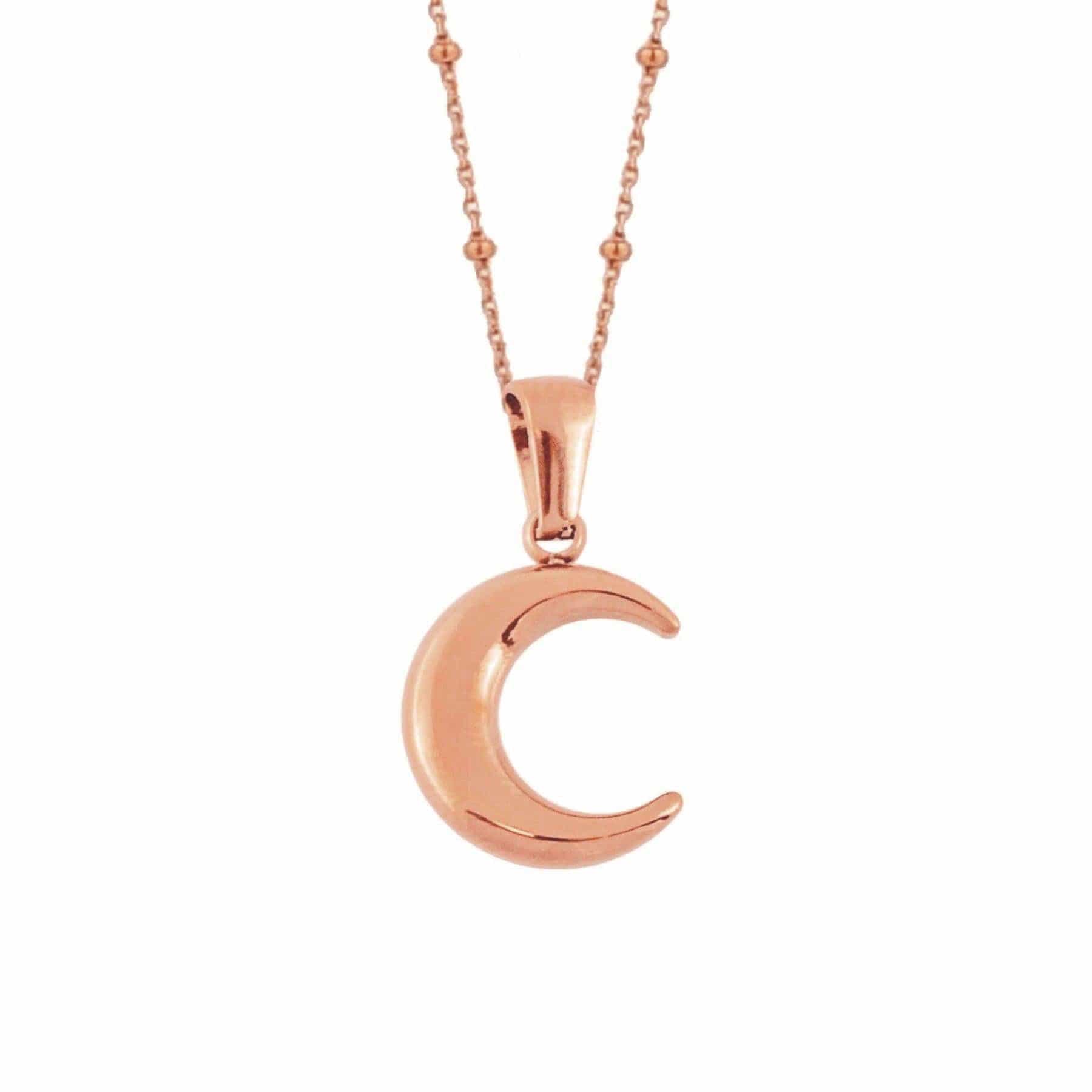BOHOMOON Stainless Steel Moonlight Necklace Rose Gold