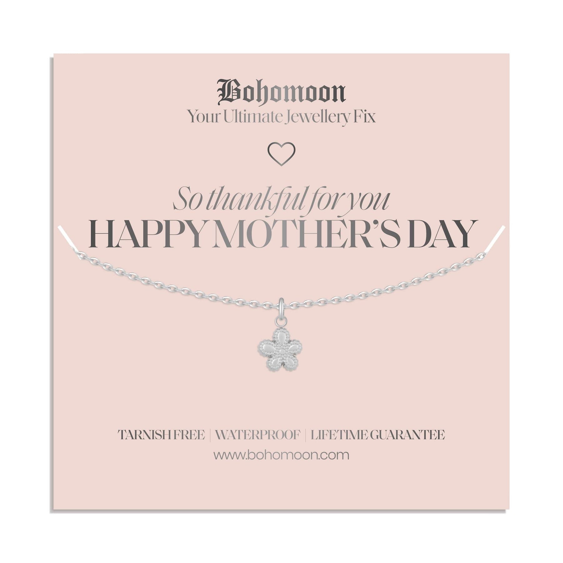 Bohomoon Stainless Steel Mother's Day Necklace