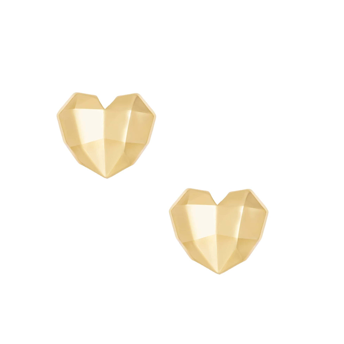 BohoMoon Stainless Steel Motive Stud Earrings Gold