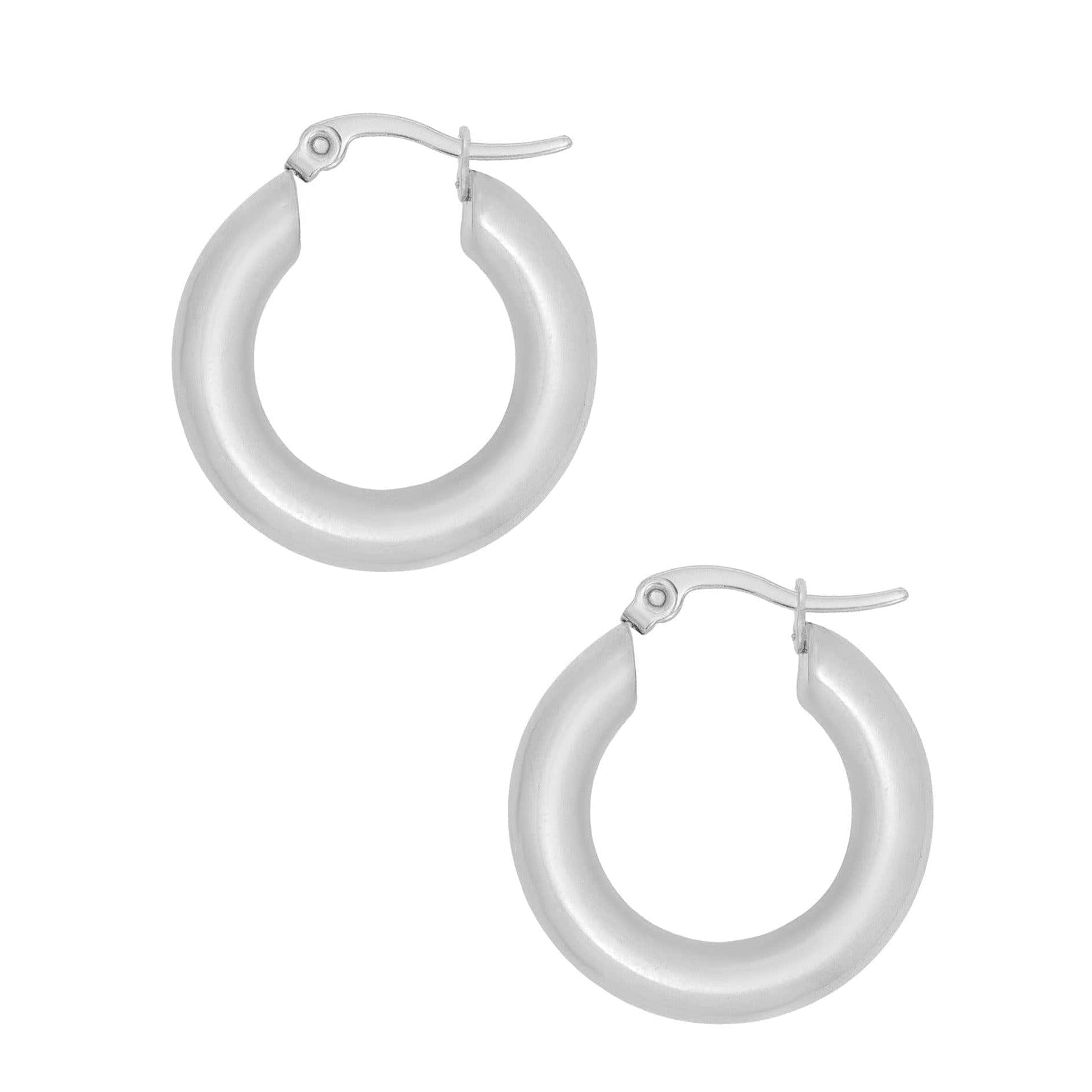 BOHOMOON Stainless Steel Mykonos Hoop Earrings Silver / Small