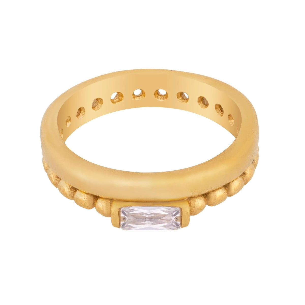 BohoMoon Stainless Steel Myla Ring Gold / US 5 / UK J / EUR 49 (x small)