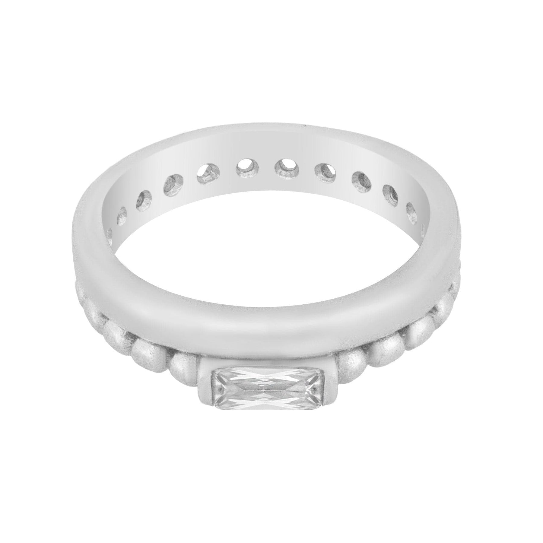 BohoMoon Stainless Steel Myla Ring Silver / US 5 / UK J / EUR 49 (x small)