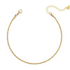 Bohomoon Stainless Steel Beverley Rope Anklet