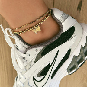 BohoMoon Stainless Steel Myth Anklet Gold